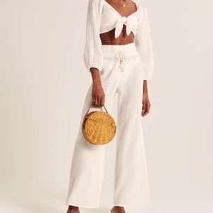 A&F Wide Leg Coverup Pants